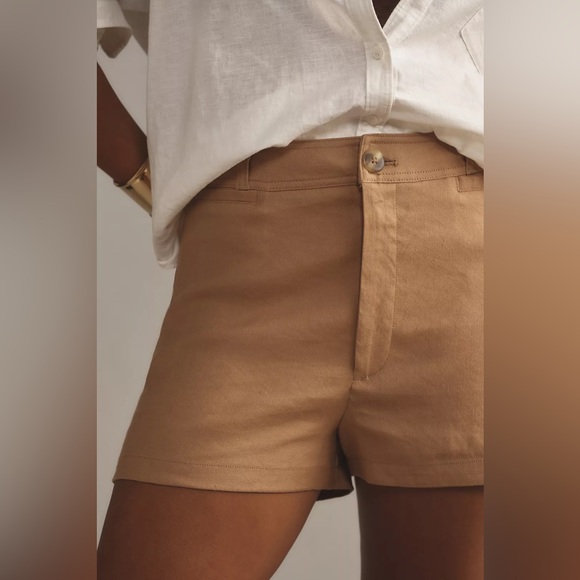 Maeve “The Ettie” Shorts: Pitched Linen Edition - Picture 2 of 9